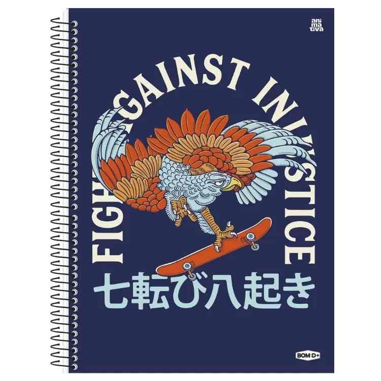 CADERNO 10X1 BOM D  MASCULINO